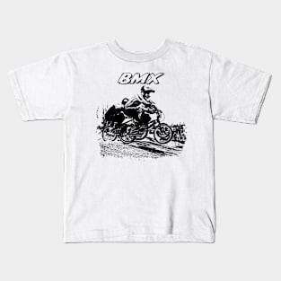 bmx racing Kids T-Shirt